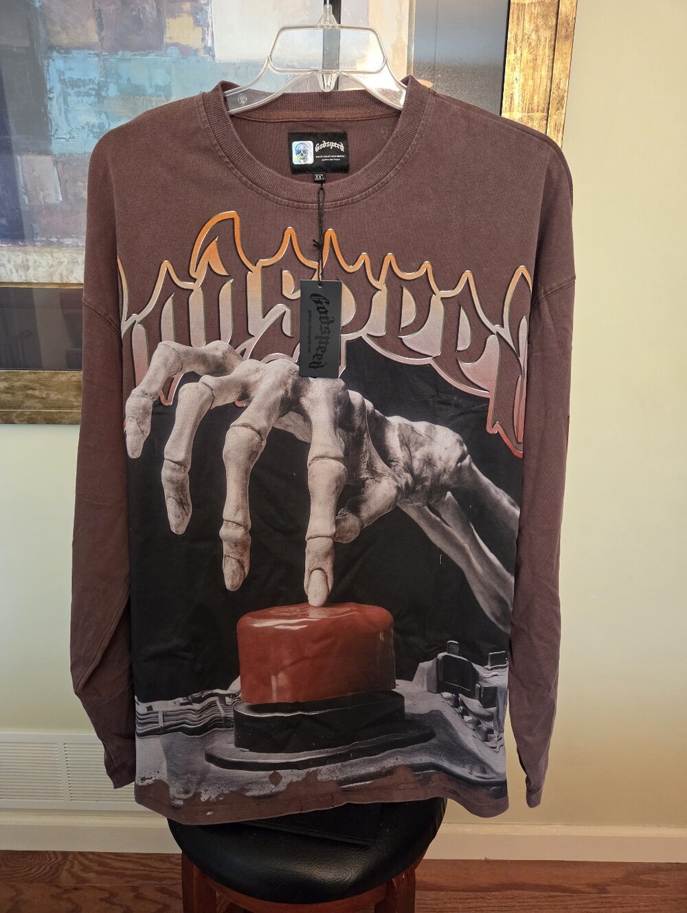 Godspeed Code Red Long Sleeve Tee XXL NWT 236/444